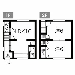 コーポくすのきの物件間取画像